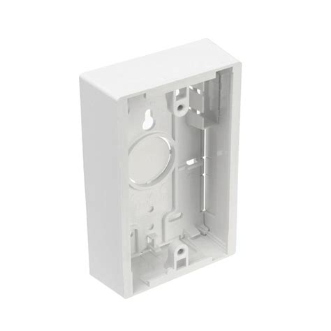 low profile junction box surface mount|low profile receptacle box.